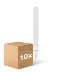 Voordeelpak 10x Noxion Lucent PL-S LED  6W - 830 Warm Wit | 2-Pin - Vervangt 11W